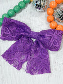 Lace Hair Bow: FINAL SALE