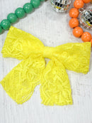 Lace Hair Bow: FINAL SALE