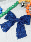 Lace Hair Bow: FINAL SALE