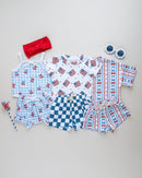 Cargo Shorts Set | Patriotic Vibes