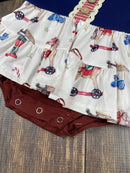 Vintage Christmas Toys Infant Romper