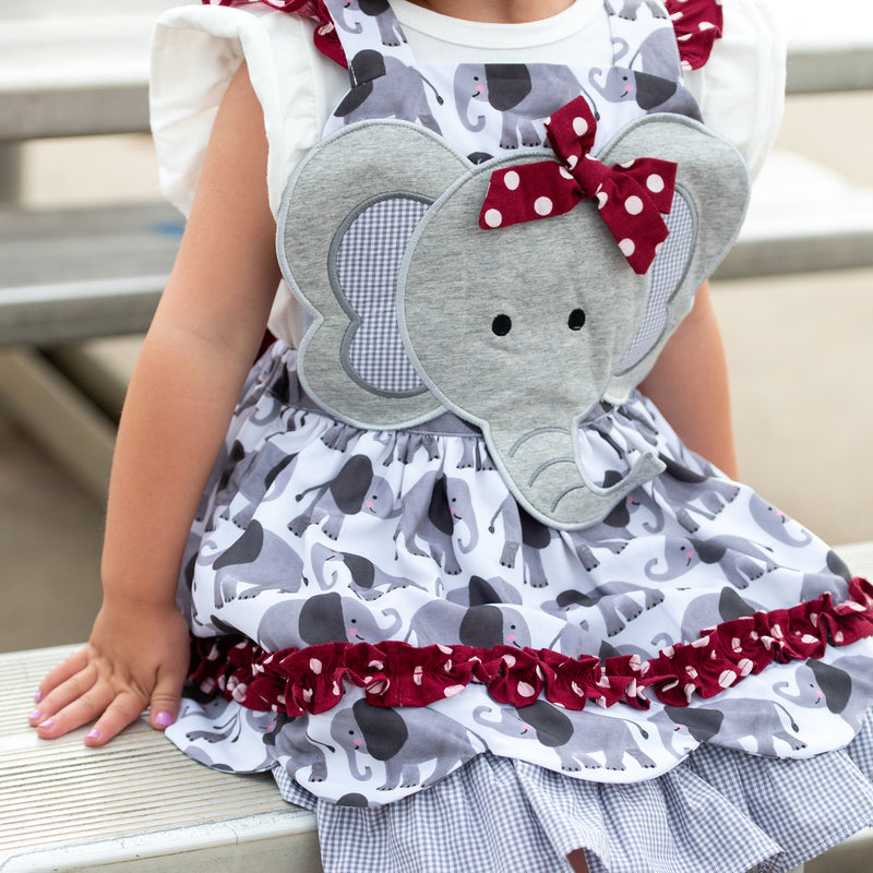 elephant design dress Tukta Elephant Dress Dark Blue