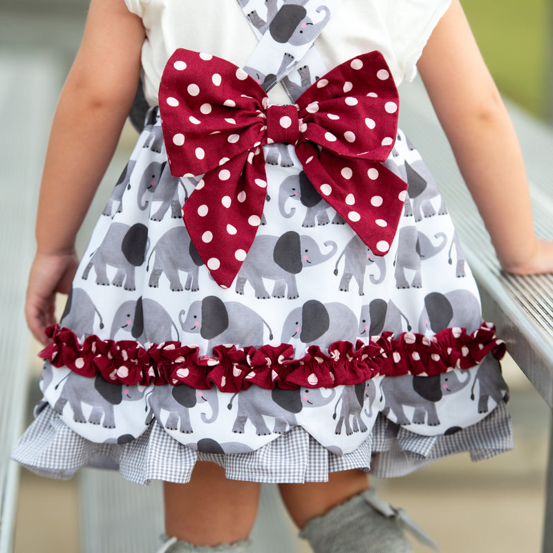 red elephant dress Buy InWeave Red Elephant Flared Dress Online At Low Price