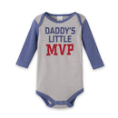 Daddy’s Little MVP Baby Bodysuit – Cotton Sports Outfit