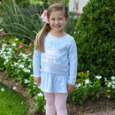 Girls Birthday Cake Pants Set | Personalized Birthday Outfit | Boutique Toddler & Little Girls Two-Piece Set | Bossier City, LA