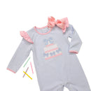 Birthday Cake Romper | Girls First Birthday Romper | Boutique Birthday Outfit | Bossier City, LA