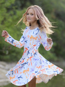 Halloween Bow Spring and Summer Girls Dress