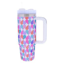 Sweet Heart 30oz Stainless Steel Tumbler – With Straw & Easy-Grab Handle