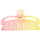 Orange Ombre Curved Hair Clip – 3.75" Matte Claw Clip