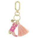 Pink Cowgirl Boot Tassel Keychain | Western Backpack Charm for Girls | Bossier City, LA