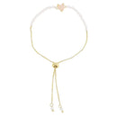 Kids 18K Golden Pink Heart Bracelet – Gold