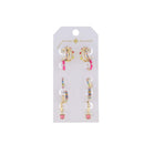Take Five! Earring Set – Bright & Bold Rainbow Crystal Edition (Set of 5)