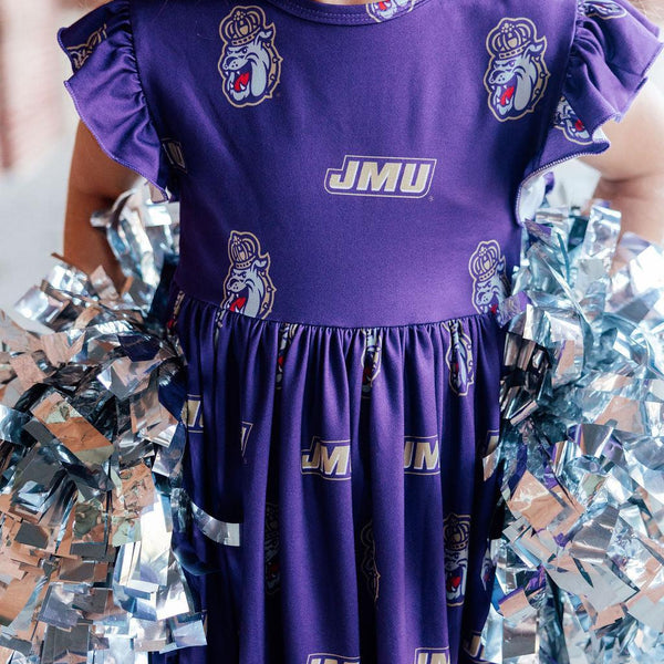 duke jersey dress JMU Purple Dog Flutter Twirl duke basketball jersey and shorts