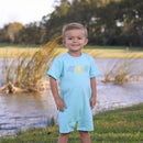 Sea Life Romper | Baby Boy Ocean Outfit | Boutique Summer Romper