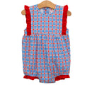 Patriotic Plaid Evie Bubble