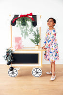 Jingle Saurus L/S Pocket Twirl Dress
