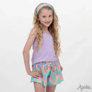 Neon Wave Butterfly Flowy	Short