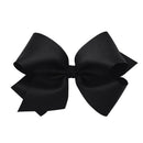 Wee Ones Classic Grosgrain Hair Bow with No-Slip Clip – Multiple Colors & Sizes