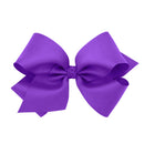 Wee Ones Classic Grosgrain Hair Bow with No-Slip Clip – Multiple Colors & Sizes