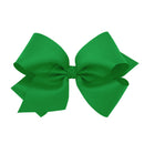 Wee Ones Classic Grosgrain Hair Bow with No-Slip Clip – Multiple Colors & Sizes