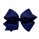 Wee Ones Classic Grosgrain Hair Bow with No-Slip Clip – Multiple Colors & Sizes