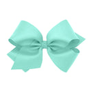 Wee Ones Classic Grosgrain Hair Bow with No-Slip Clip – Multiple Colors & Sizes