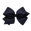 Wee Ones Classic Grosgrain Hair Bow with No-Slip Clip – Multiple Colors & Sizes