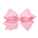 Wee Ones Classic Grosgrain Hair Bow with No-Slip Clip – Multiple Colors & Sizes