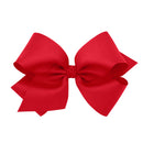 Wee Ones Classic Grosgrain Hair Bow with No-Slip Clip – Multiple Colors & Sizes