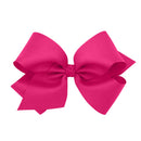 Wee Ones Classic Grosgrain Hair Bow with No-Slip Clip – Multiple Colors & Sizes