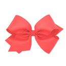 Wee Ones Classic Grosgrain Hair Bow with No-Slip Clip – Multiple Colors & Sizes