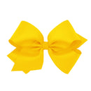 Wee Ones Classic Grosgrain Hair Bow with No-Slip Clip – Multiple Colors & Sizes