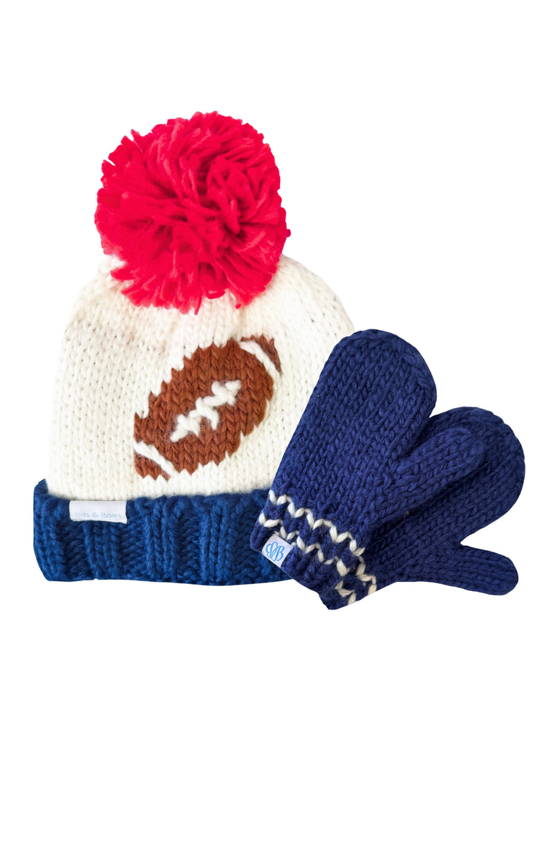 Navy Mittens