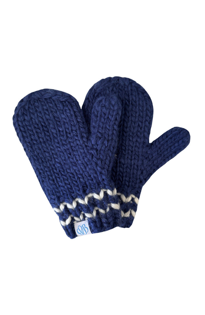 Navy Mittens