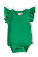 Kelly Green S/S Flutter Bodysuit