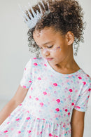 Mermaid Scales S/S Pocket Twirl Dress