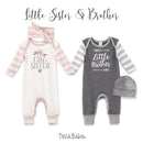 Little Sister Baby Girl Cotton Romper