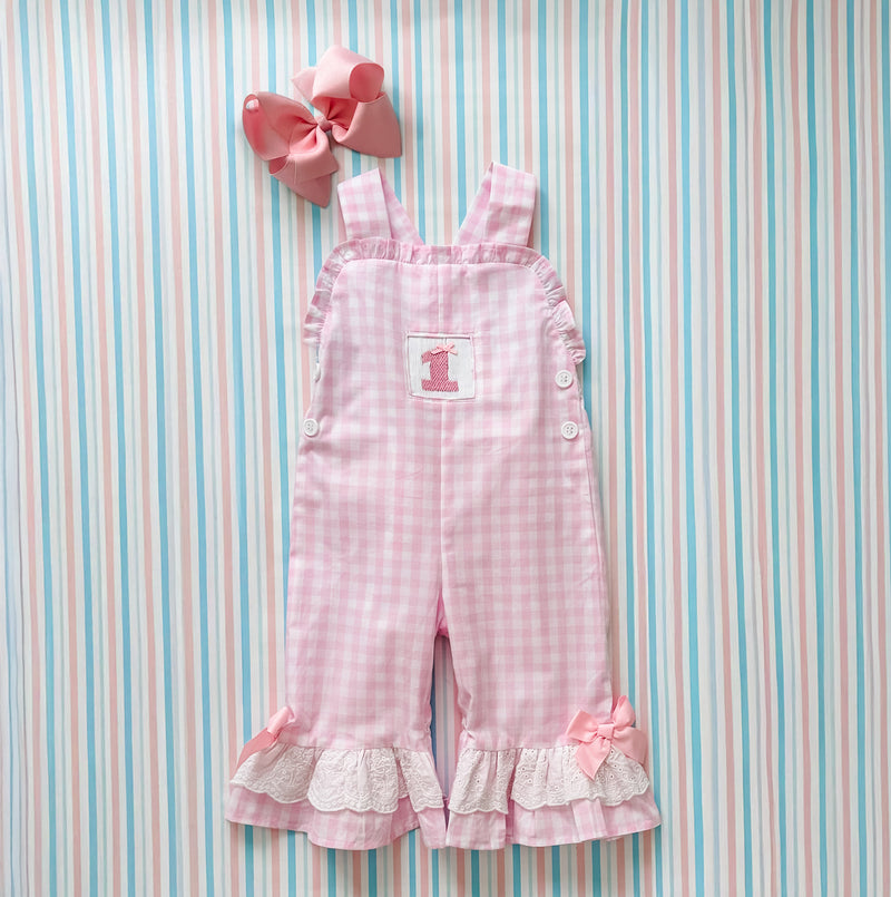 Girls Smocked First Birthday Longall