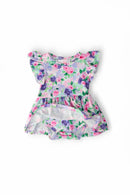 Lavender Love S/S Flutter Twirl Bodysuit