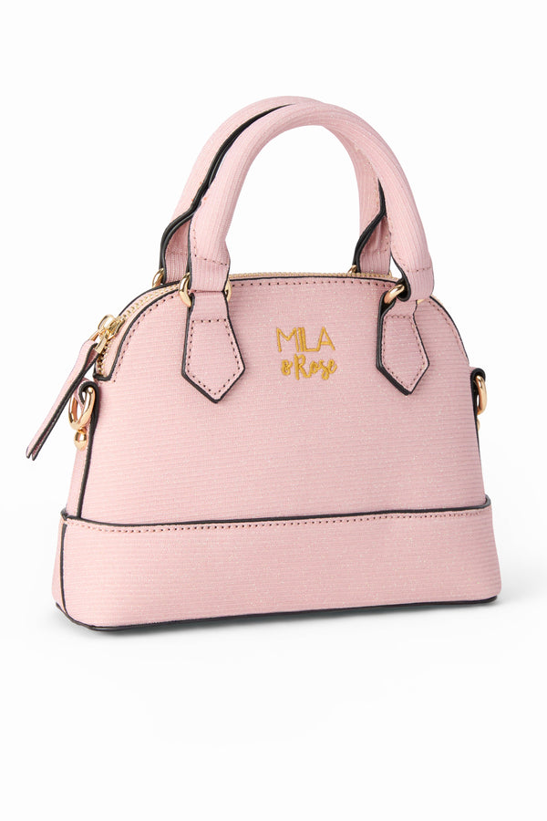 Light Pink Shimmer Girl's Crossbody Purse