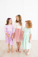 Love Story 3/4 Sleeve Pocket Twirl Dress