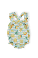 Lovely Lemons Ruffle Cross Back Romper