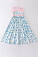 Marine creature print woman dress