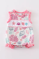 Pink Shell Embroidered Bubble