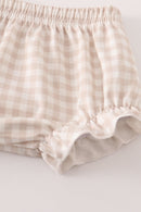 Beige Farm Bloomer Set