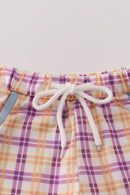 Halloween Witch Dog Embroidery Boy Shorts Set