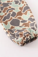 Camouflage Deer Embroidery Boy Hoodie