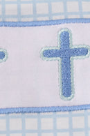 Cross Embroidery Boy Bubble
