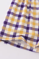LSU Tiger Applique Boy Short Set