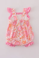 Pink Floral Ruffle Bubble